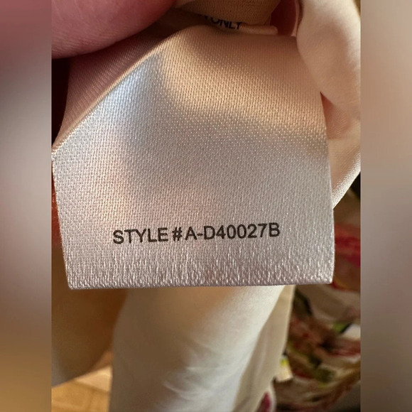 Allik ANTHROPOLOGIE Pastel Water Color Sheer Panel Sheath Midi M Racerback Zip - Picture 9 of 13